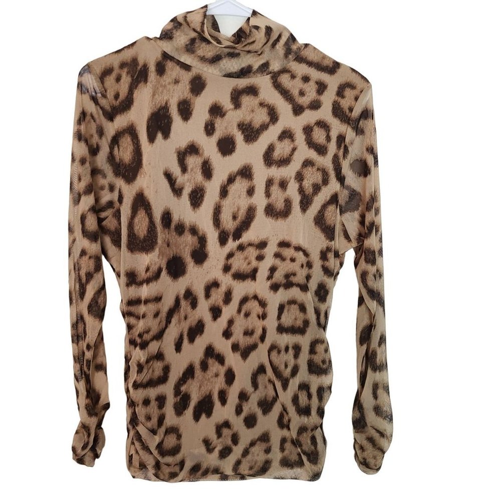 INC International Concepts Leopard Print Blouse